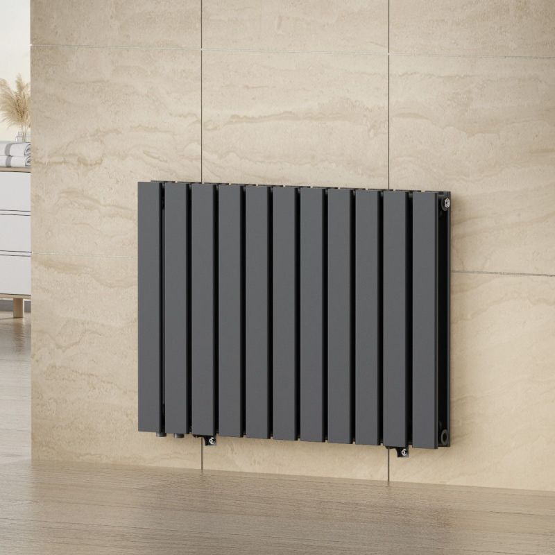 Calorifer, radiator Dublu din otel, Alb sau Antracit, 84, 107, 123 cm, Ego- Alesia, Living sau Camera