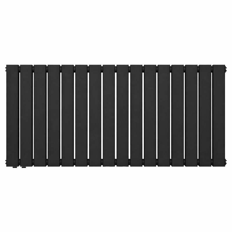 Calorifer, radiator Dublu din otel, Negru Mat, 1942 W, 123x60 cm, Living sau Camera, Alesia