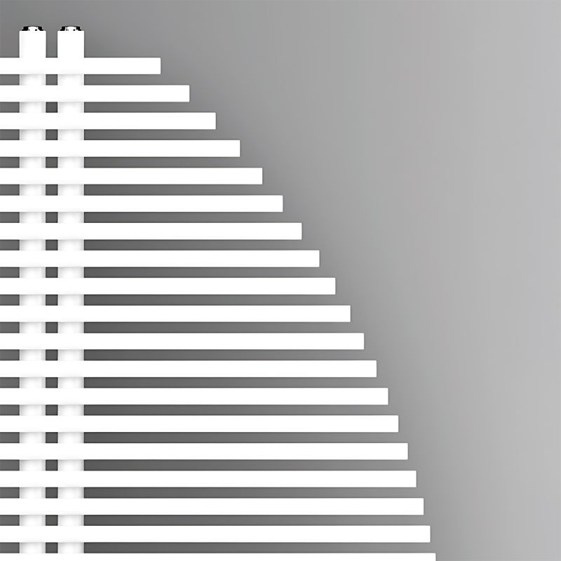 Calorifer, radiator, Portprosop din otel, 33 elementi, 585 W, 125x50 cm, Alb, Brisa Blanca