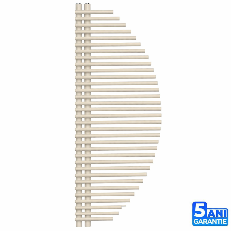 Calorifer, radiator, Portprosop din otel, 33 elementi, 585 W, 125x50 cm, Crem, Brisa Blanca