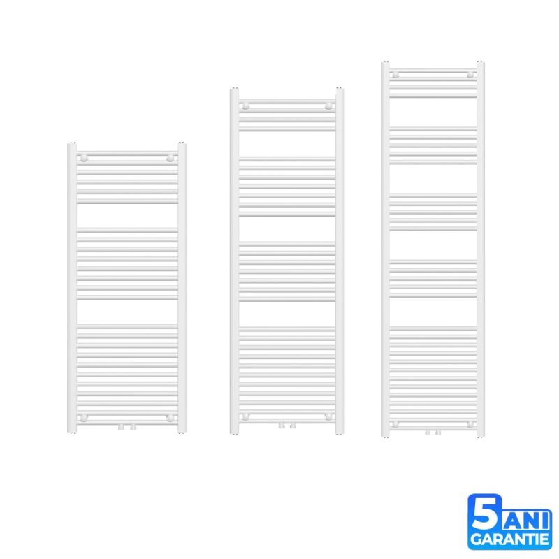 Calorifer, radiator Portprosop din otel, dimensiuni: 120,150,180x50 cm, Alb, Ferano