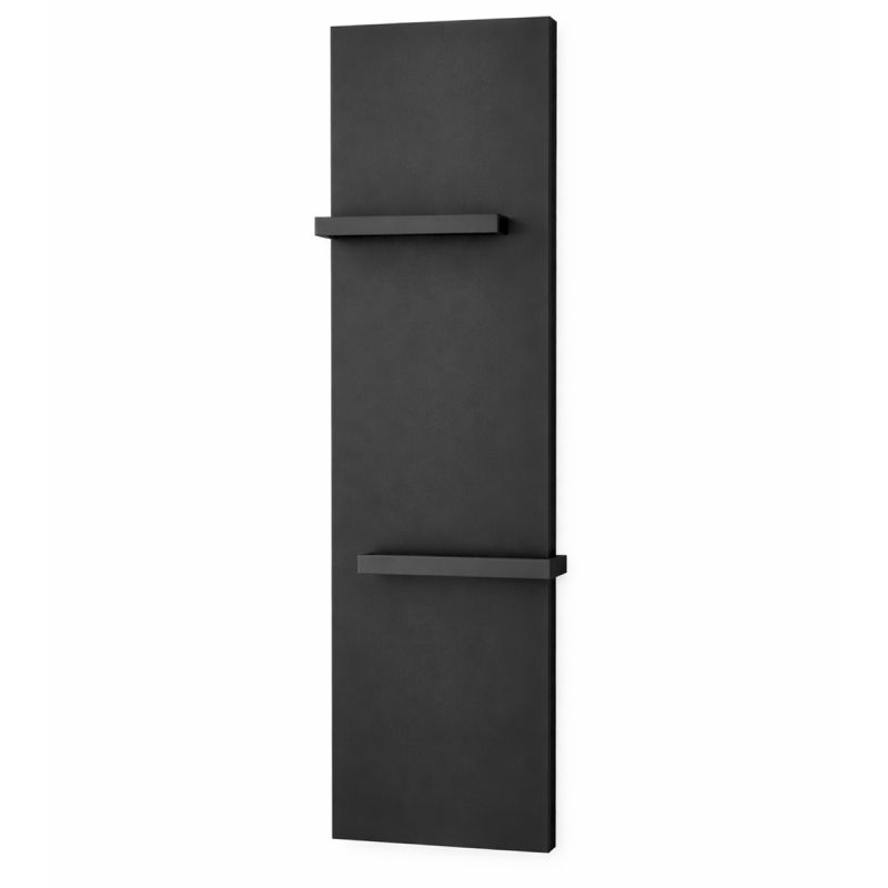 Calorifer, radiator Portprosop din otel, Negru Mat, 140 x 45 cm, Aphrodite