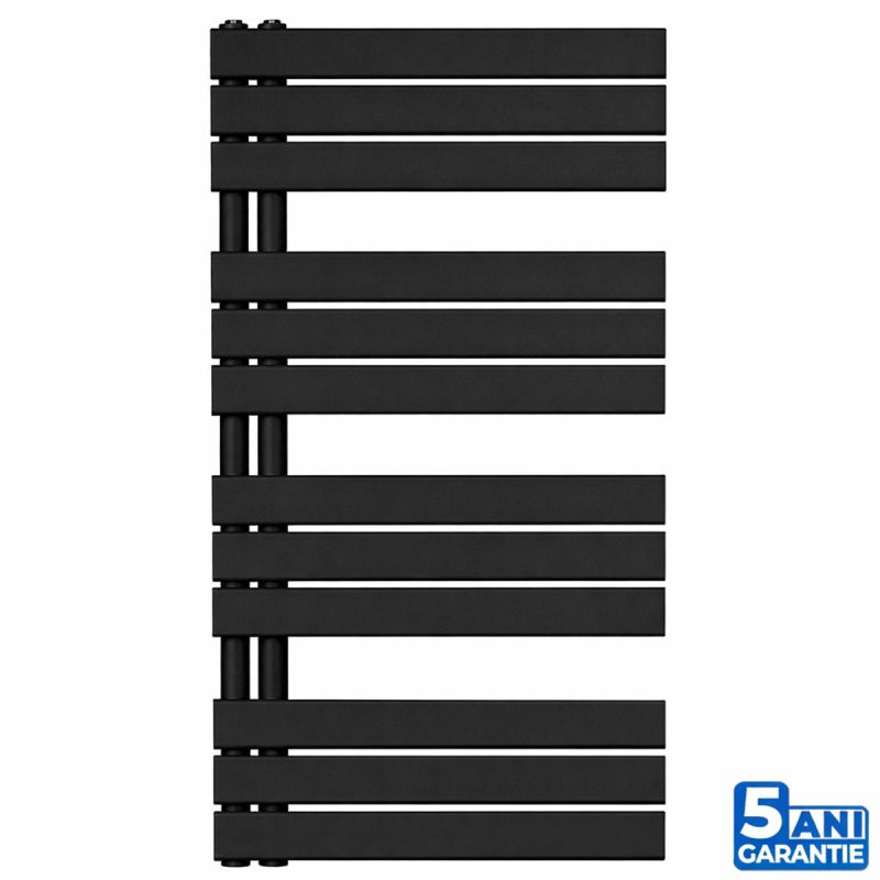 Calorifer, Radiator portprosop din otel, Negru Mat, Dimensiune: 115x60 cm, Nasim