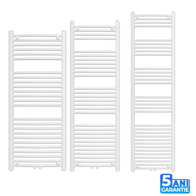 Calorifer, radiator Portprosop din otel,120-150-180x50 cm, Alb, Design Curbat, Terma