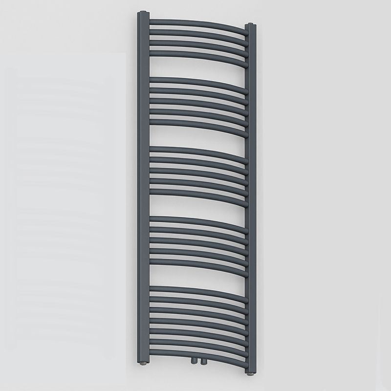 Calorifer, radiator Portprosop din otel,120-150-180x50 cm, Antracit, Design Curbat, Terma