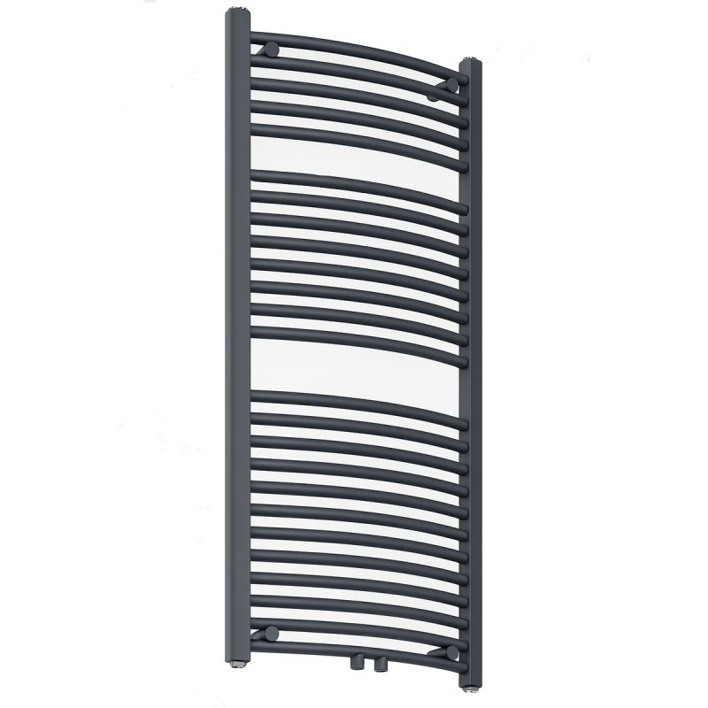 Calorifer, radiator Portprosop din otel,120-150-180x50 cm, Antracit, Design Curbat, Terma