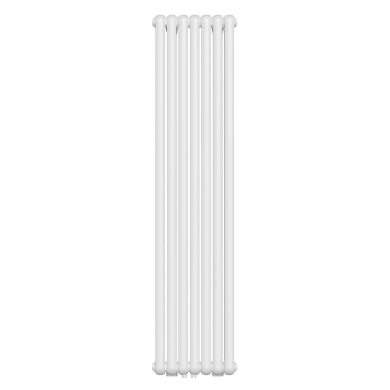 Calorifer vertical din otel, 188x44 cm, 2960 W, 7 elementi, Alb, Eleganza