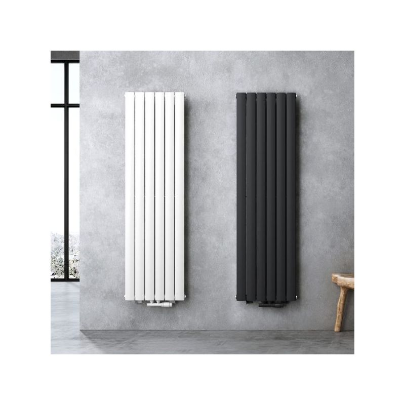 Calorifer vertical EGO - Kalifa, radiator din otel, Alb sau Antracit, dimensiuni la alegere