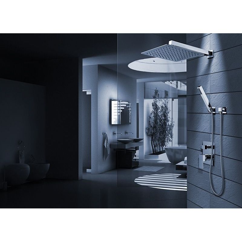Cap de dus Ultra Slim Square, tip ploaie tropicala
