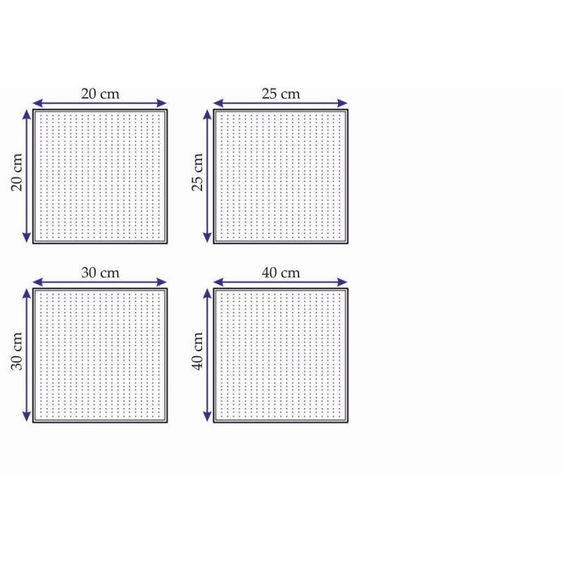 Cap de dus Ultra Slim Square, tip ploaie tropicala
