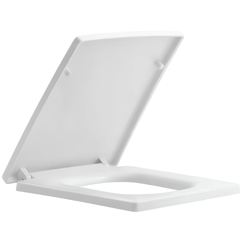 Capac Duroplast, Alb, sistem Quick-Release, inchidere Soft-Close pentru vas wc Enrico Alb