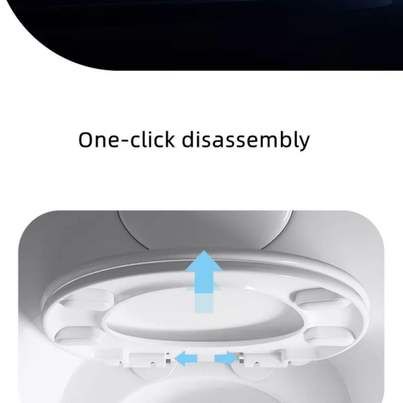 Capac Duroplast inchidere Soft-Close pentru vas wc Santa Negru