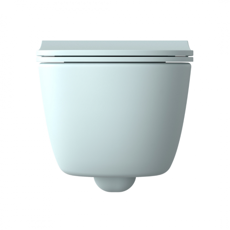 Capac WC Michael culoare Albastru Model slim Inchidere soft close