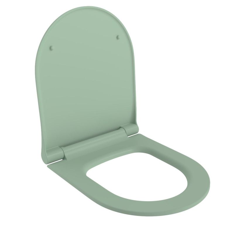 Capac WC Michael culoare Verde Mint Model Slim Inchidere soft close