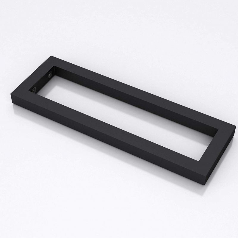 Consola perete, otel inoxidabil, Crom sau Negru mat, 45 sau 50 cm, suport lavoar sau blat, Alvin