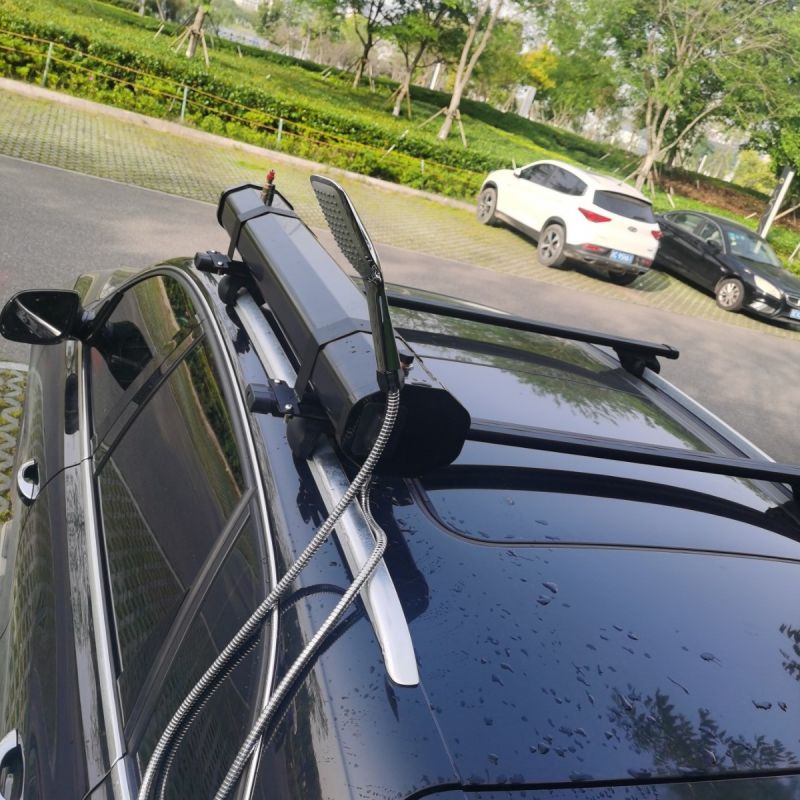 Dus solar auto de 30 litri, Camping, Portabil, dus de mana si pistol off-road, Negru, Cordoba