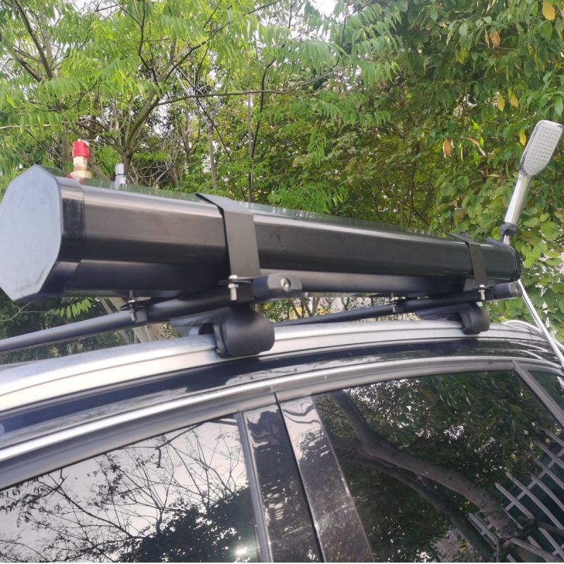 Dus solar auto de 30 litri, Camping, Portabil, dus de mana si pistol off-road, Negru, Cordoba