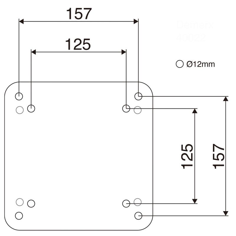 Element de fixare a dusului solar in pamant, otel, dimensiuni 20x20 cm, Natur
