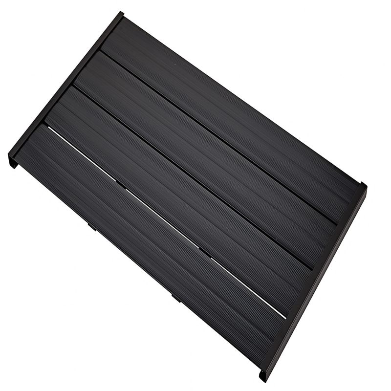 Element de podea din Pvc pentru dus solar din otel, dimensiuni 101x60, Negru, Aria