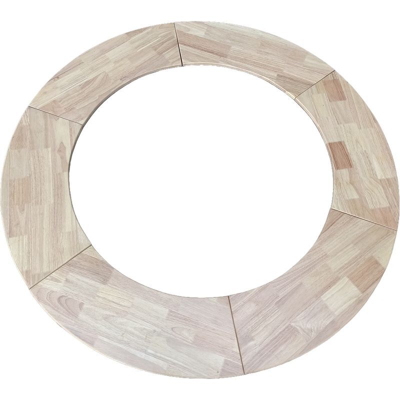 Gratar pe lemn cu plita mare din fonta si blat din lemn, spatiu depozitare lemne, otel corten, dia 100xH 90 cm, Avangarde