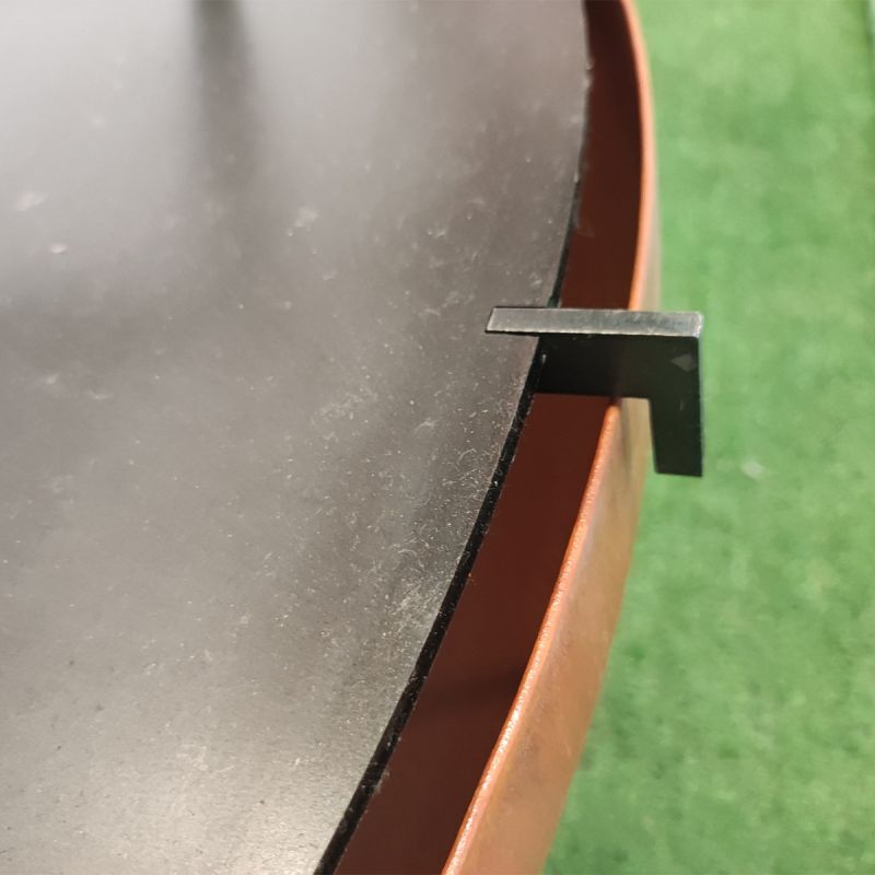 Gratar pe lemn cu plita mare din fonta, Vatra de foc, Multifunctional, din otel corten,  dia 100xH 70 cm, AshCraft