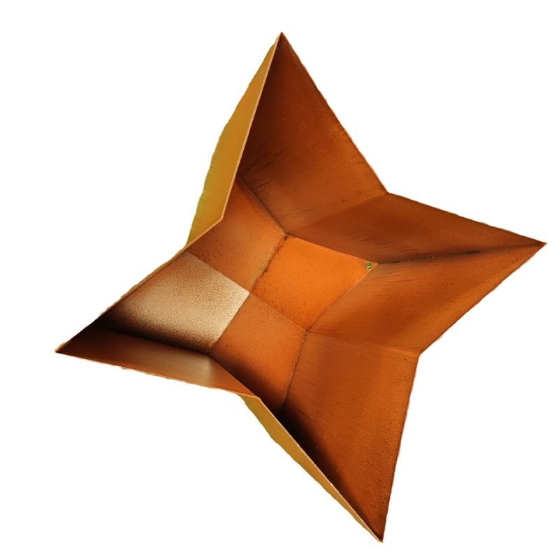 Gratar pe lemn cu plita mare din fonta, Vatra de foc, Multifunctional, din otel corten,  dia 100xH 70 cm, AshCraft