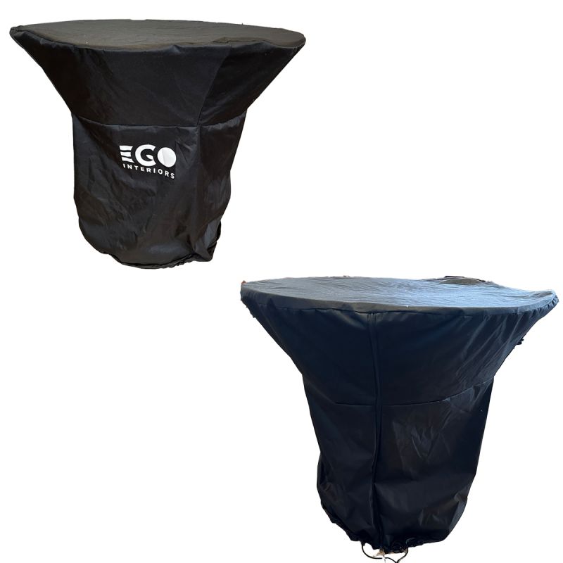 Husa de protectie impermeabila din nailon, cu fermoar si snur pentru gratarul Infinity glow, diametru de 85-100 cm, Negru