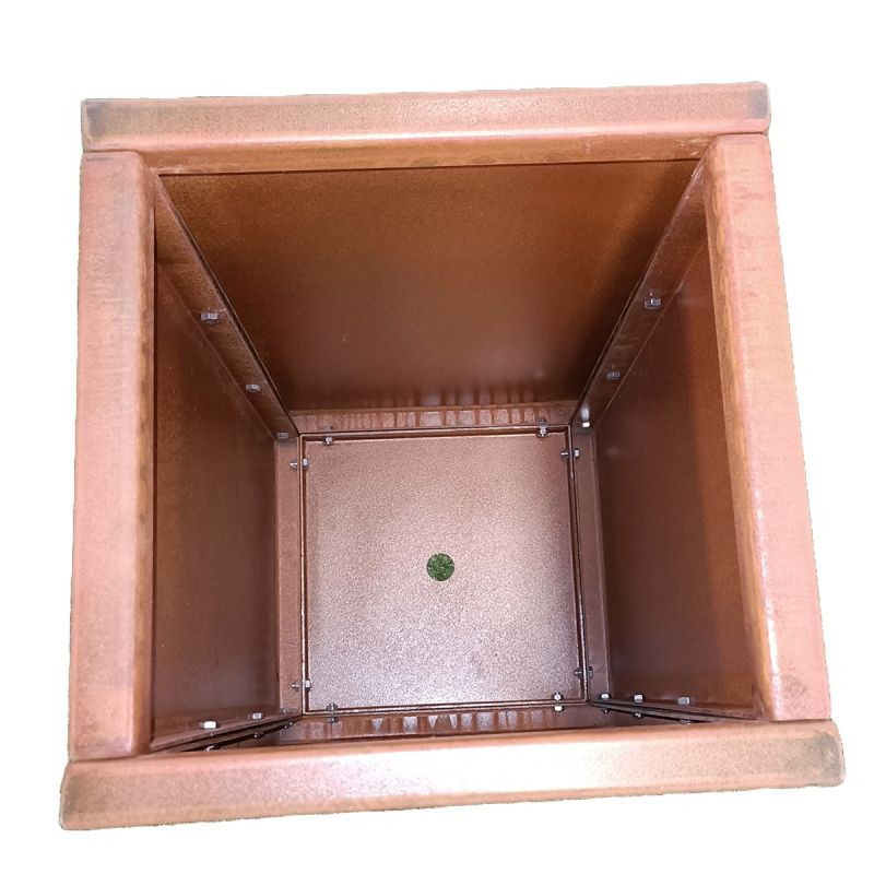 Jardinera modulara, inaltime de 60 sau 80 cm, otel corten de 2 mm, Neoglow