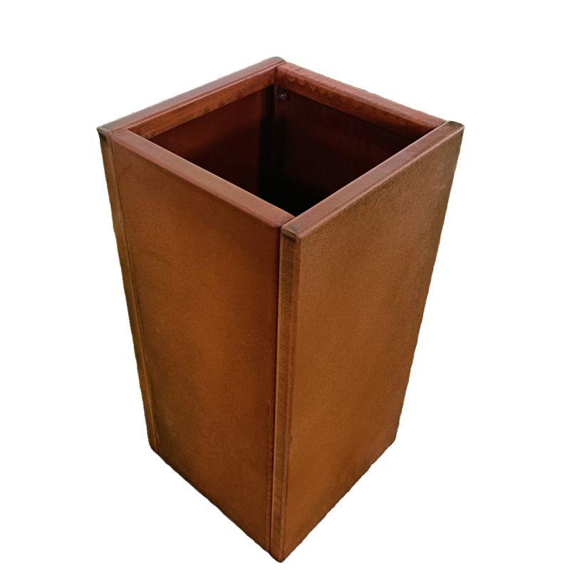 Jardinera modulara, inaltime de 60 sau 80 cm, otel corten de 2 mm, Neoglow