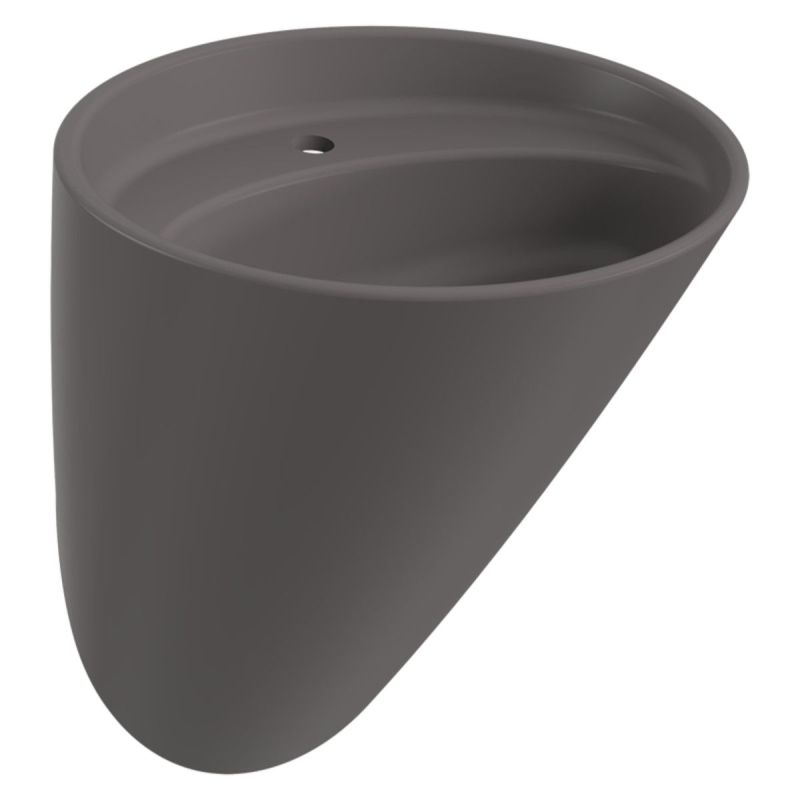 Lavoar Angi Resigilat, montaj suspendat, 53x46 cm, antracit mat