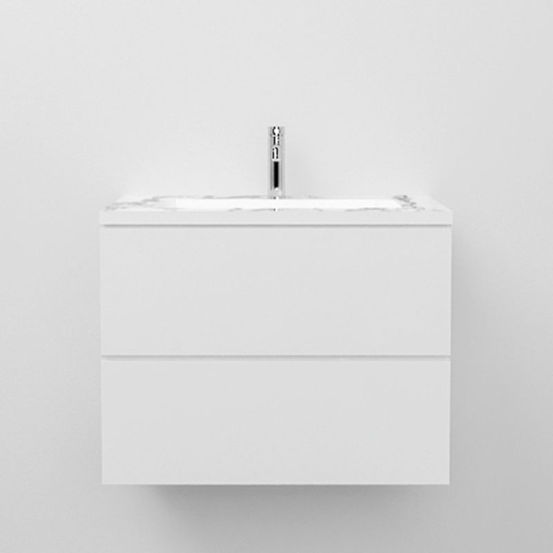 Lavoar, compozit mineral, montaj semi-incastrat, cu gaura de baterie, 61-91x46 cm, Cortina