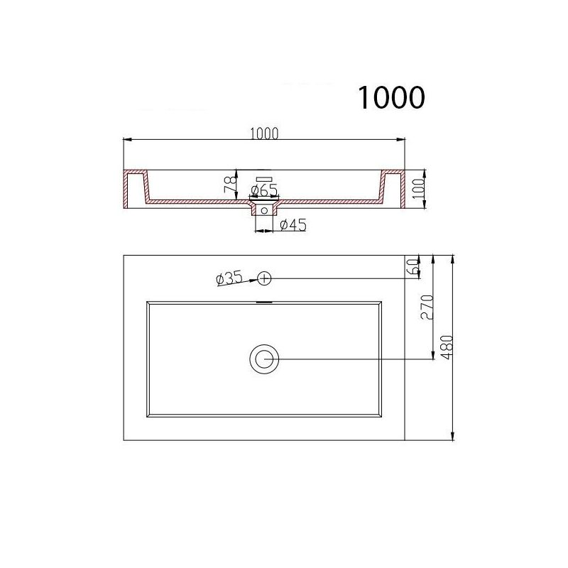 Lavoar EGO 18, Antracit mat, montaj suspendat sau incastrat, dimensiune 100 cm, compozit marmura