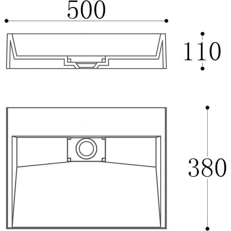 Lavoar EGO 19, Alb, lucios, dimensiuni intre 50-100 cm, compozit marmura, suspendat sau pe blat, fara gaura baterie