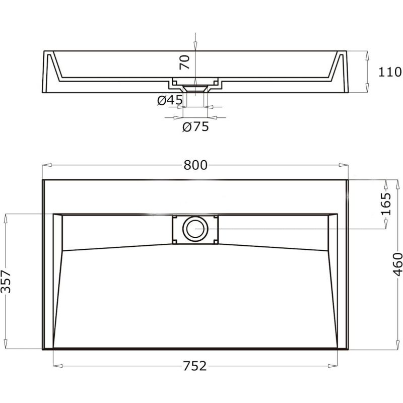 Lavoar EGO 19, Alb, lucios, dimensiuni intre 50-100 cm, compozit marmura, suspendat sau pe blat, fara gaura baterie