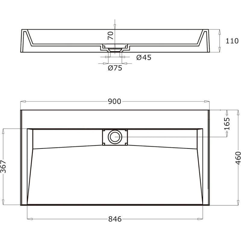 Lavoar EGO 19, Alb, lucios, dimensiuni intre 50-100 cm, compozit marmura, suspendat sau pe blat, fara gaura baterie
