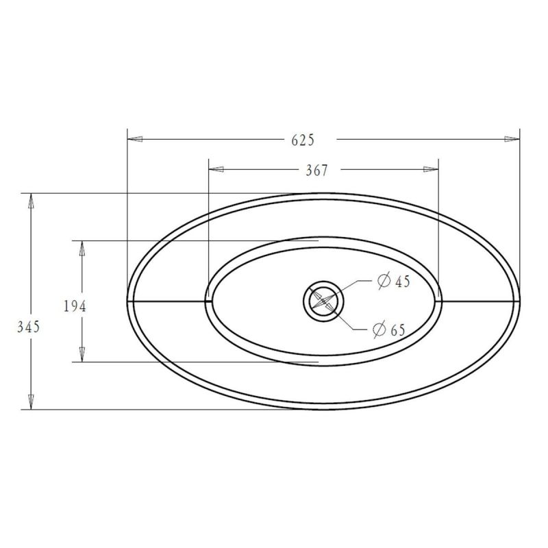 Lavoar EGO 807, Antracit ,mat, 62.5x34.5 cm, montaj pe blat, compozit marmura