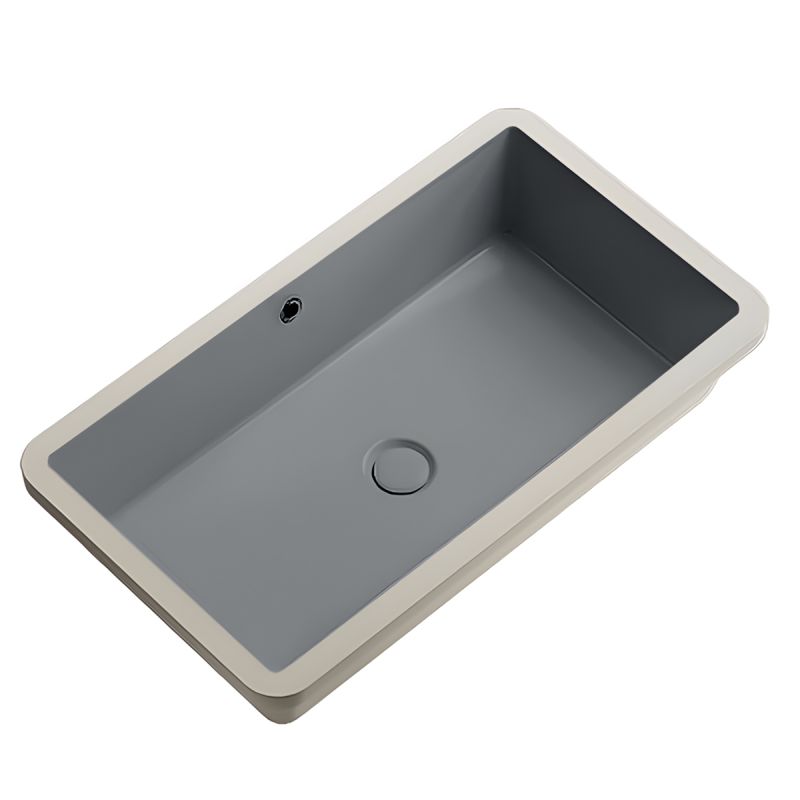 Lavoar, Gri Mat, Power Color, montaj incastrat sub blat, 70-80x40 cm, ceramica sanitara, Livia