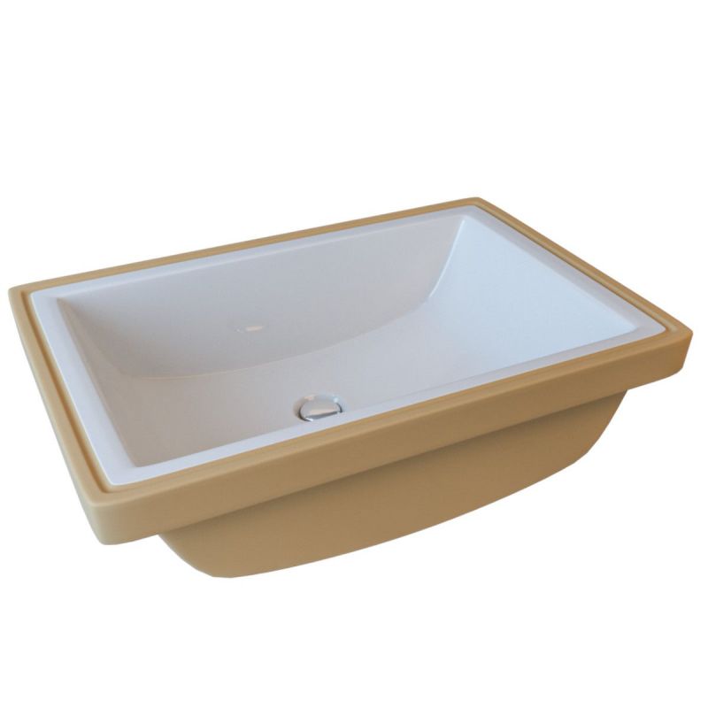 Lavoar Roberto, Alb, 59x39 cm, montaj ingropat, ceramica sanitara