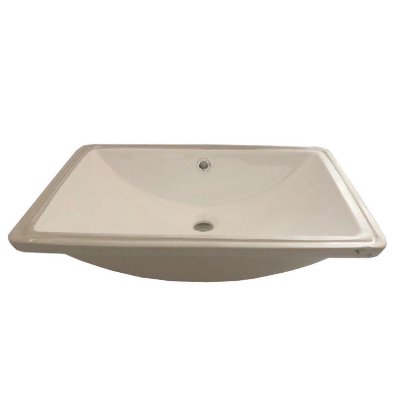 Lavoar Romeo, Alb, 53x37 cm, montaj ingropat, ceramica sanitara