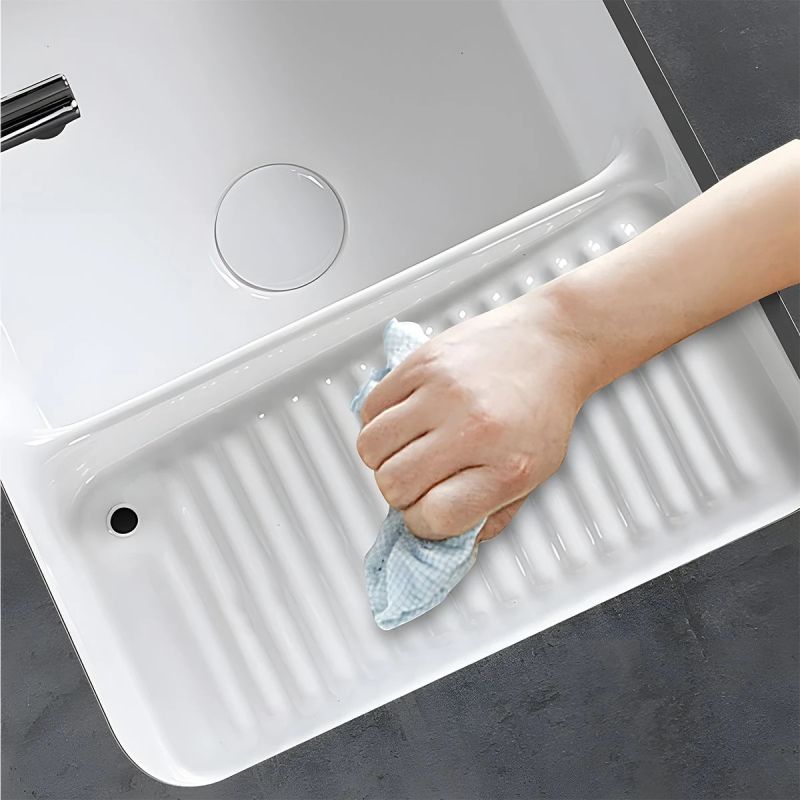 Lavoar Spalatorie, Gri Mat, Power Color, montaj incastrat sub blat, ceramica sanitara, 60x40, Lavio