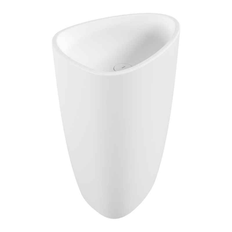 Lavoar stativ Britney, montaj pe podea, 58x43x86 cm, capac ceramic, alb lucios, Royalty Line by Ego