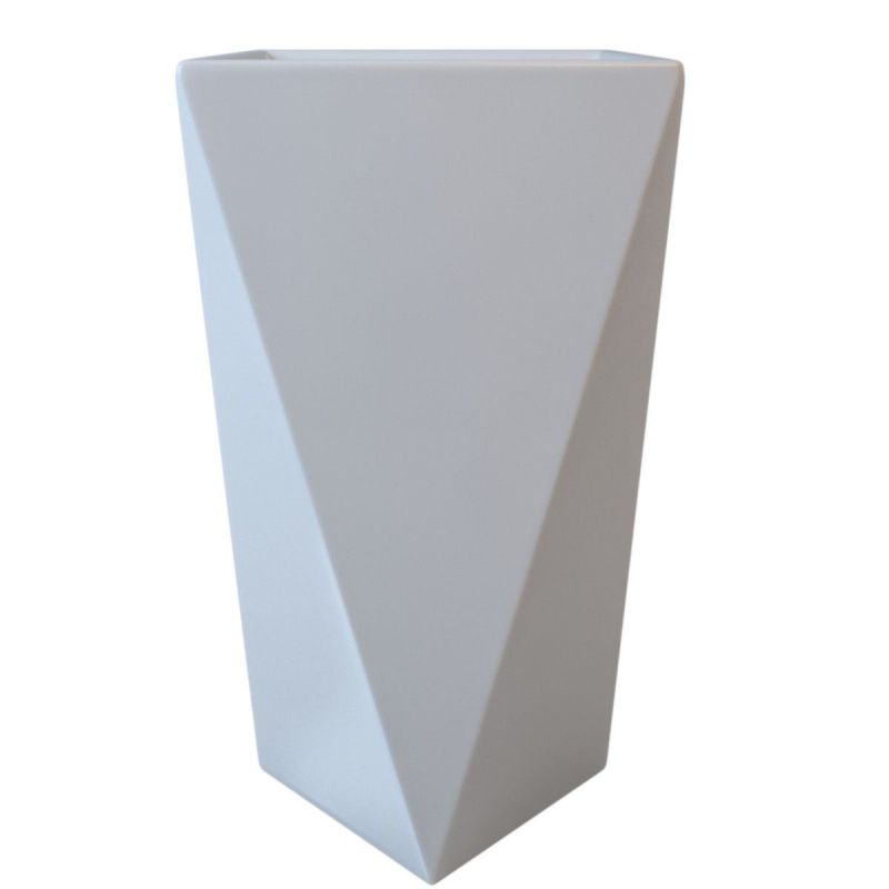 Lavoar stativ Enrico, Alb, 47x47x83 cm, montaj pe podea, ceramica sanitara
