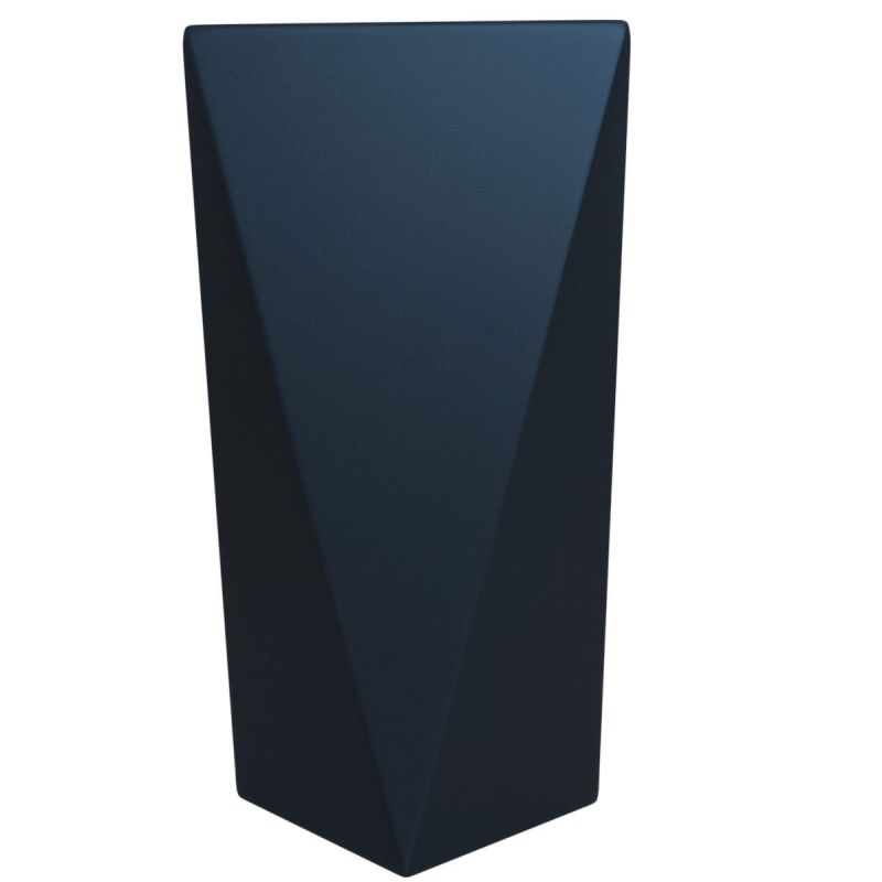Lavoar stativ Enrico, Negru Mat, Power Colour, 47x47x83 cm, montaj pe podea, ceramica sanitara