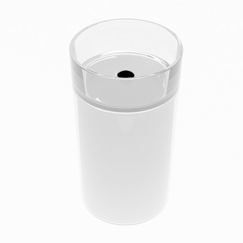Lavoar stativ, freestanding, CristalMood, Transparent, 44.5x44.5x80 cm, ventil inclus, Sole