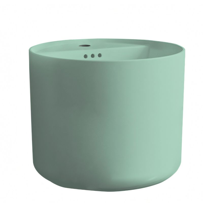 Lavoar Verde Mint Mat, Power Color, montaj suspendat sau pe blat, cu gaura de baterie 45x45 cm, Antilo