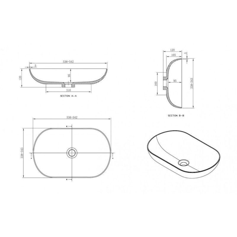 Mobilier de baie EGO-BELLA din compozit mineral cu doua lavoare, MDF, 180 x 55 cm, Alb Mat, Push to open