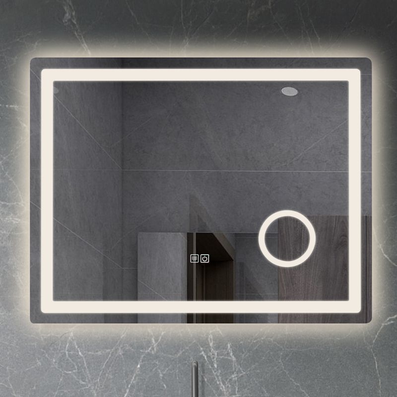 Oglinda Led, cu Lupa cosmetica, Dezaburire, Touch, 3 Culori, 5 mm, dimensiuni 70-80 x 60-90-10-120-140 cm, Velora