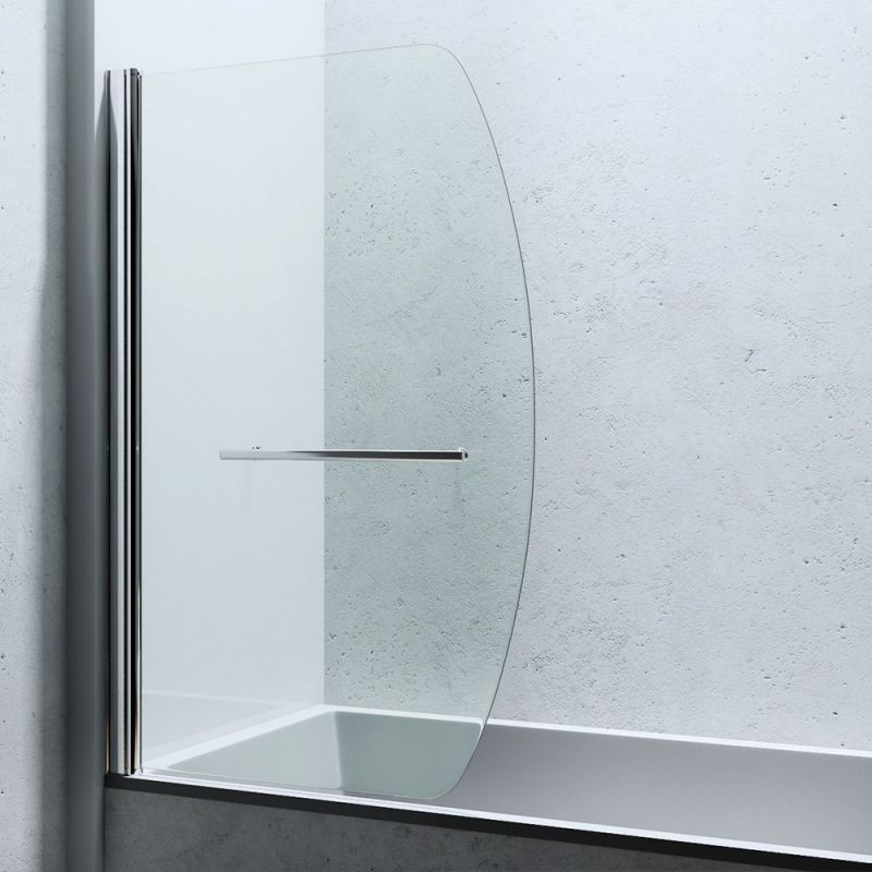 Paravan cada EGO-112, sticla securizata, Transparent sau Sablat partial, 94x140 cm, pivotant 180°, tratament Nano Easy Clean