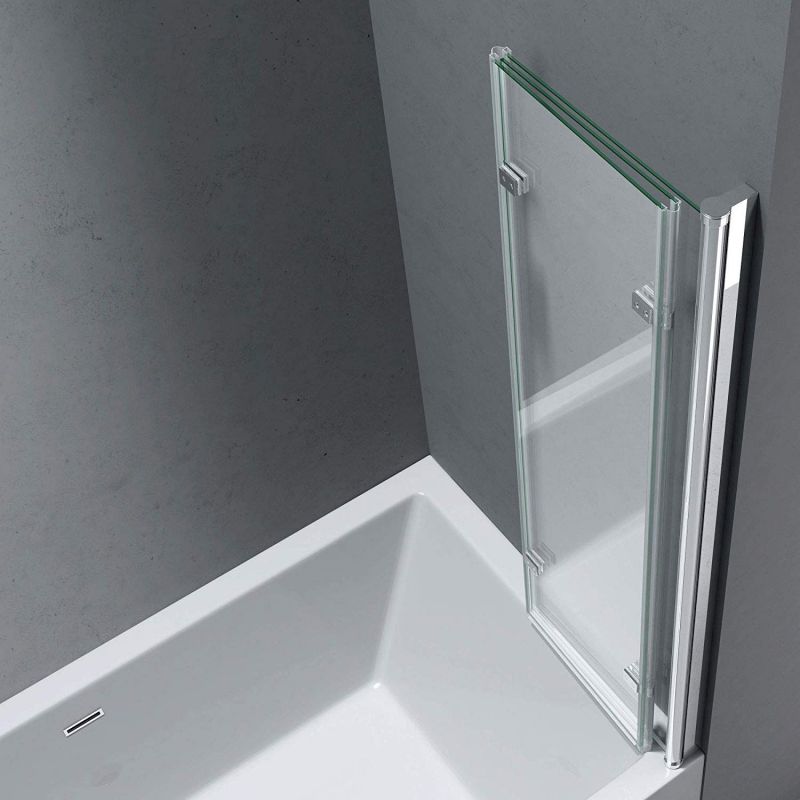 Paravan pliabil 116, 130x140 cm, sticla 6 mm, pivotant 180°, montaj pe dreapta, tratament Nano Easy Clean