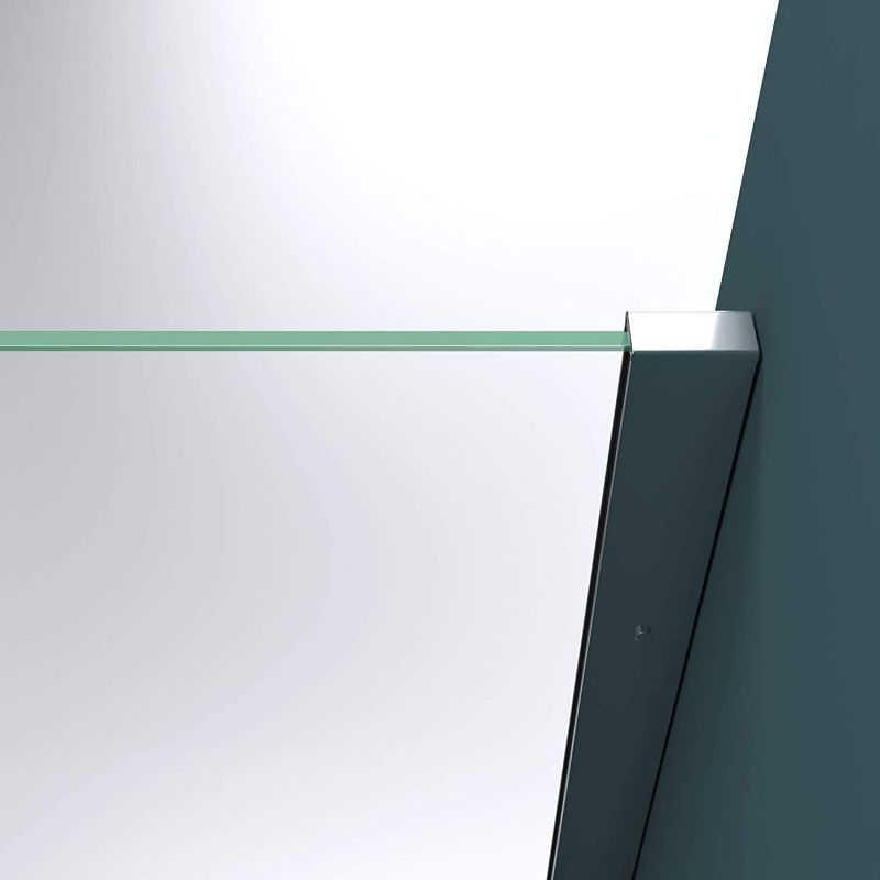 Perete dus Walk-In, EGO-01K, sticla securizata 8 sau 10 mm, intre 90-100 cm, Lotus Efect